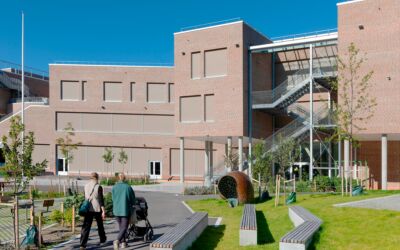 Foto av nye Bentsebrua skole