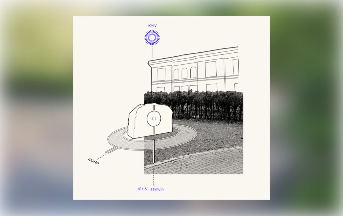 Skisse av prosjekt av Sidsel Bonde