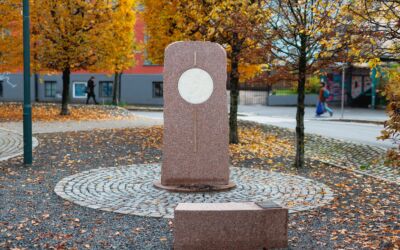 Foto av monumentet Gullringens Gerd av Sidsel Bonde