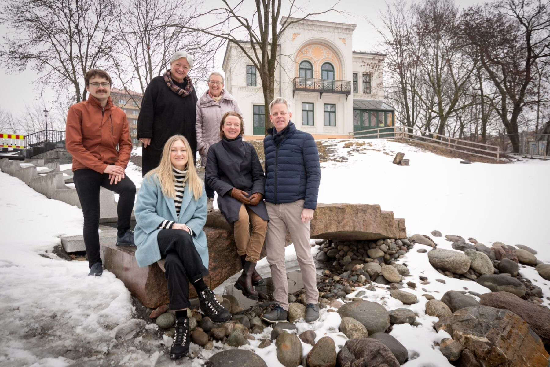 Gruppebilder av Klosterengas Venner. Foto