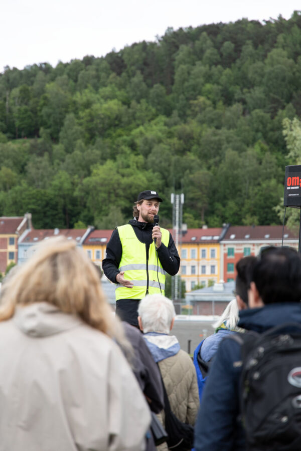Foto av Markus Sydenham fra Kunst- og naturvandring i Bjørvika