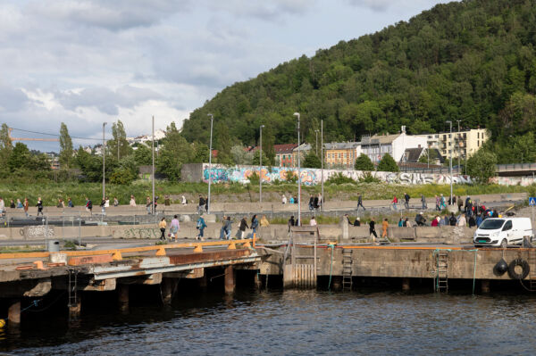 Foto fra Kunst- og naturvandring i Bjørvika