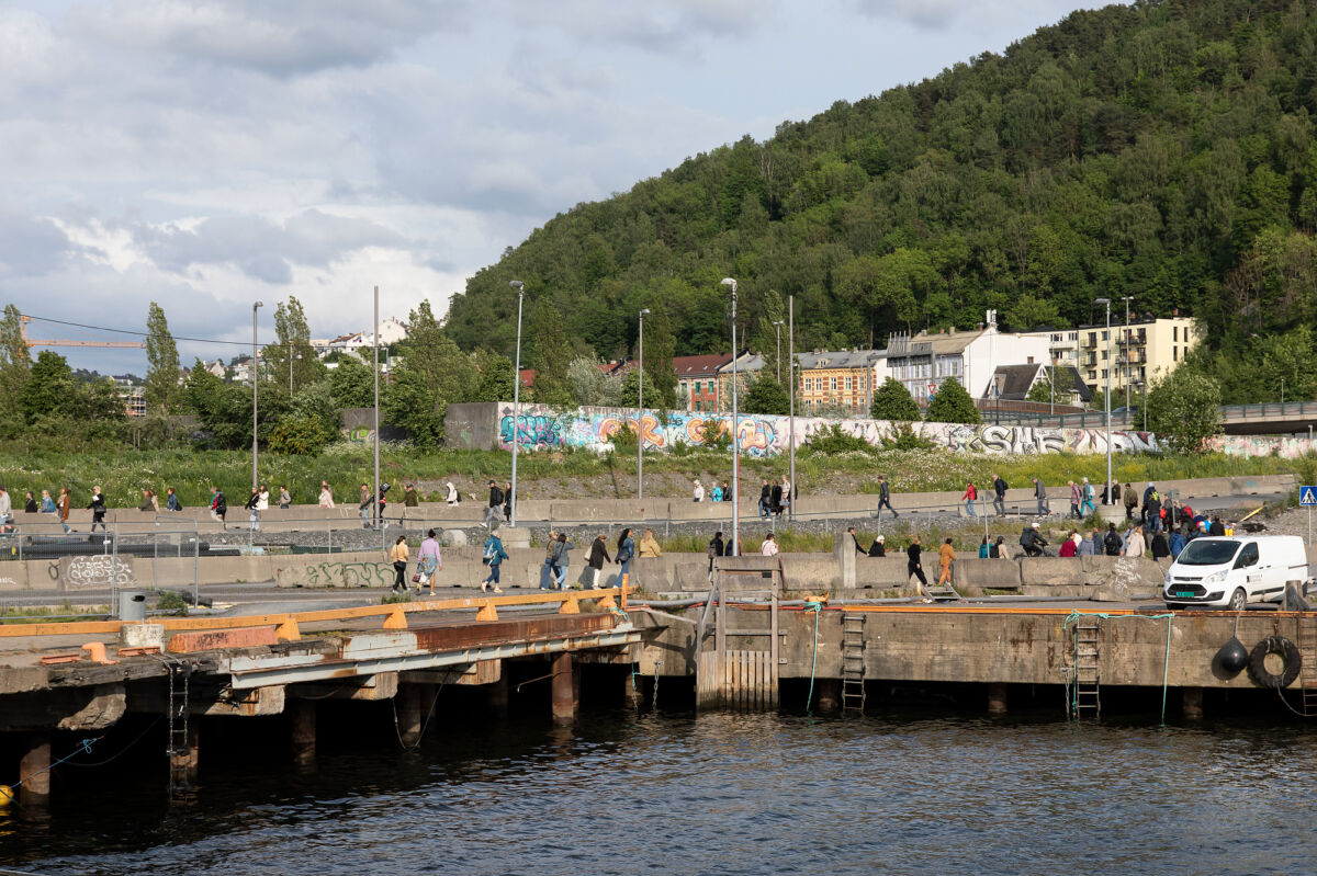 Foto fra Kunst- og naturvandring i Bjørvika