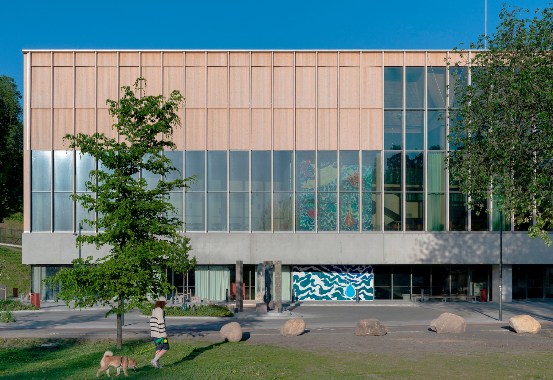 Foto av Tøyenbadet fotografert av Istvan Virag