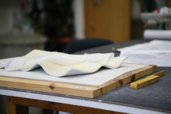 Foto av modell av Viel Bjerkeset Andersens Mellomlanding.